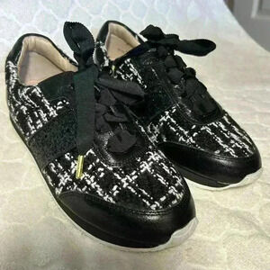 Kate Spade New York Sidney Tweed. Size 8  Trainers Sneakers. Sequins.